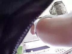 自制的硬的亚洲的青少年夯