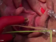 加比霍夫曼闪烁她毛茸茸的布什